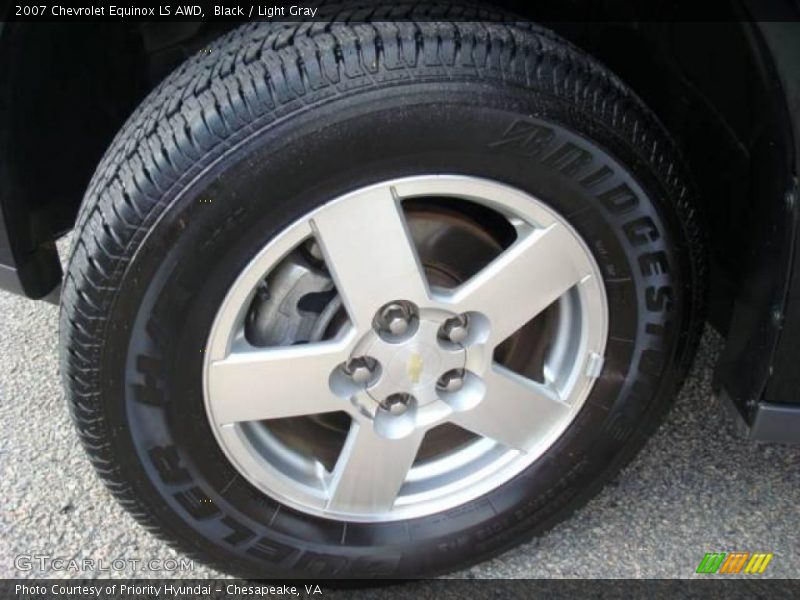 Black / Light Gray 2007 Chevrolet Equinox LS AWD