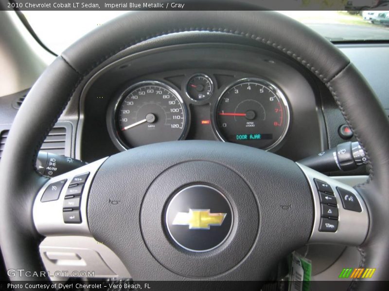 Imperial Blue Metallic / Gray 2010 Chevrolet Cobalt LT Sedan