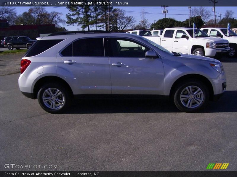 Silver Ice Metallic / Jet Black/Light Titanium 2010 Chevrolet Equinox LT