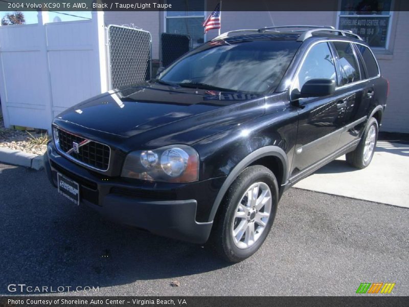 Black / Taupe/Light Taupe 2004 Volvo XC90 T6 AWD