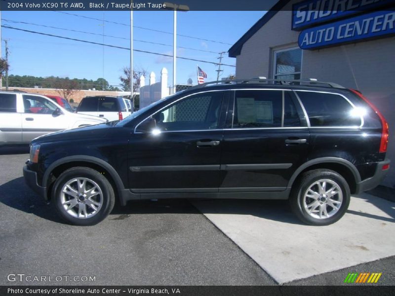 Black / Taupe/Light Taupe 2004 Volvo XC90 T6 AWD