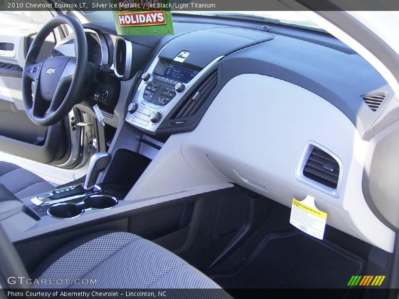Silver Ice Metallic / Jet Black/Light Titanium 2010 Chevrolet Equinox LT