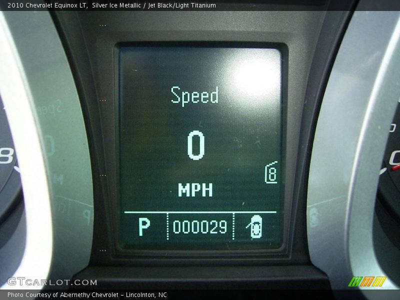 Silver Ice Metallic / Jet Black/Light Titanium 2010 Chevrolet Equinox LT