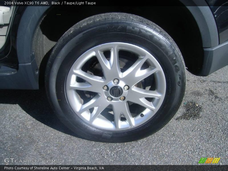 Black / Taupe/Light Taupe 2004 Volvo XC90 T6 AWD