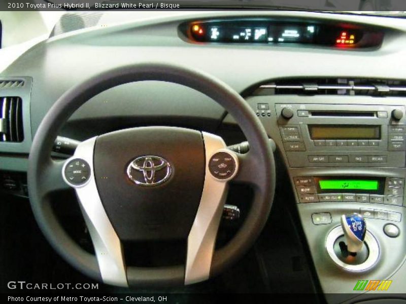 Blizzard White Pearl / Bisque 2010 Toyota Prius Hybrid II