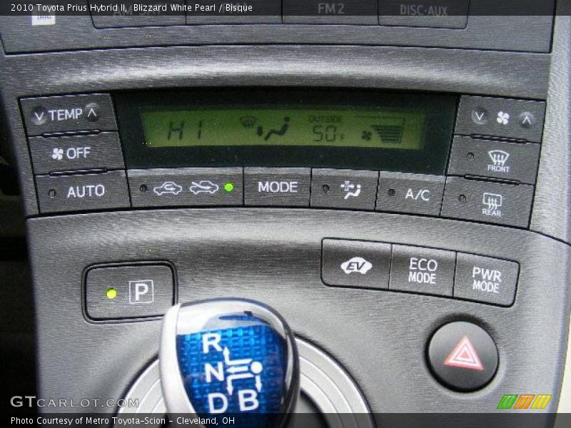 Blizzard White Pearl / Bisque 2010 Toyota Prius Hybrid II