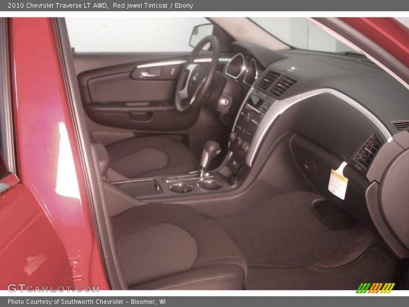 Red Jewel Tintcoat / Ebony 2010 Chevrolet Traverse LT AWD