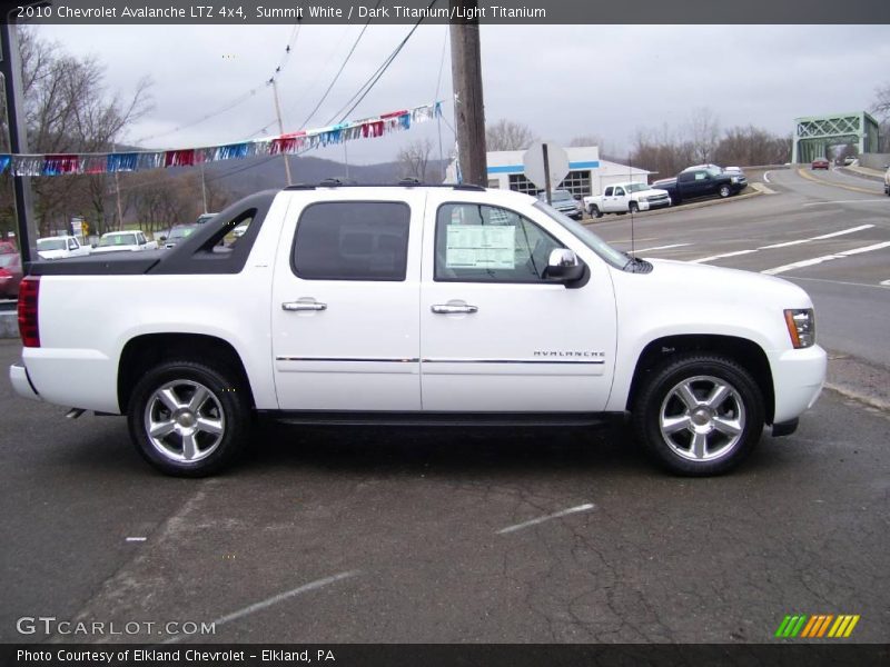 Summit White / Dark Titanium/Light Titanium 2010 Chevrolet Avalanche LTZ 4x4