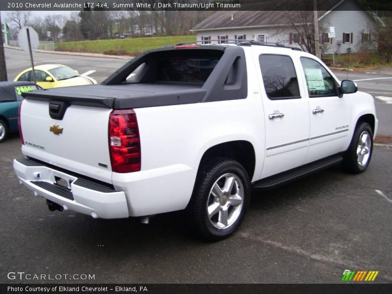 Summit White / Dark Titanium/Light Titanium 2010 Chevrolet Avalanche LTZ 4x4