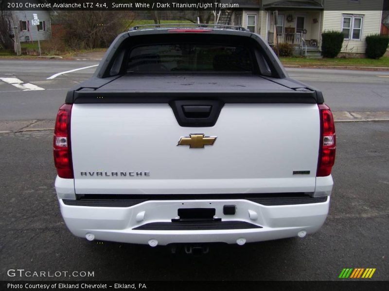 Summit White / Dark Titanium/Light Titanium 2010 Chevrolet Avalanche LTZ 4x4