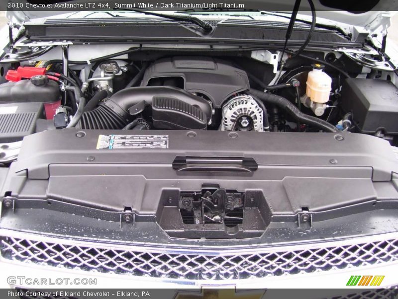 Summit White / Dark Titanium/Light Titanium 2010 Chevrolet Avalanche LTZ 4x4