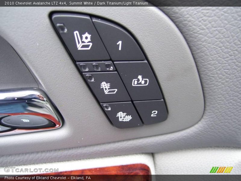 Summit White / Dark Titanium/Light Titanium 2010 Chevrolet Avalanche LTZ 4x4