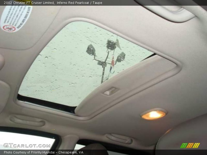 Inferno Red Pearlcoat / Taupe 2002 Chrysler PT Cruiser Limited