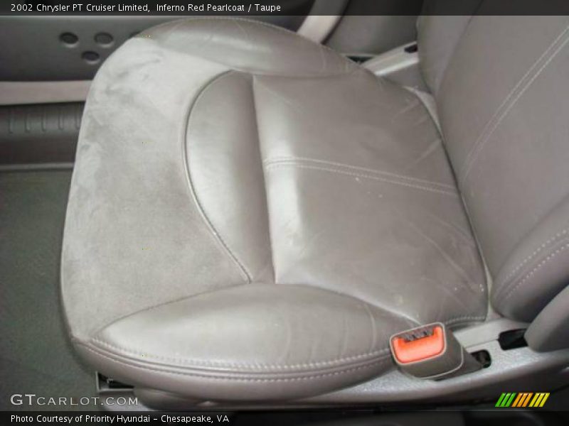 Inferno Red Pearlcoat / Taupe 2002 Chrysler PT Cruiser Limited