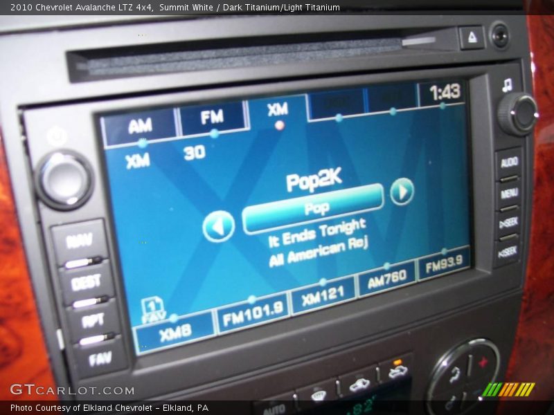 Summit White / Dark Titanium/Light Titanium 2010 Chevrolet Avalanche LTZ 4x4