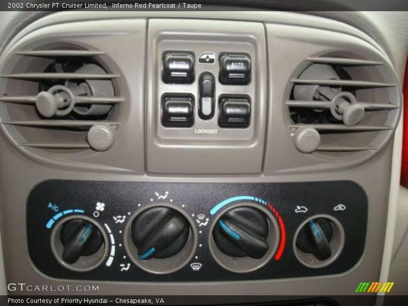 Inferno Red Pearlcoat / Taupe 2002 Chrysler PT Cruiser Limited