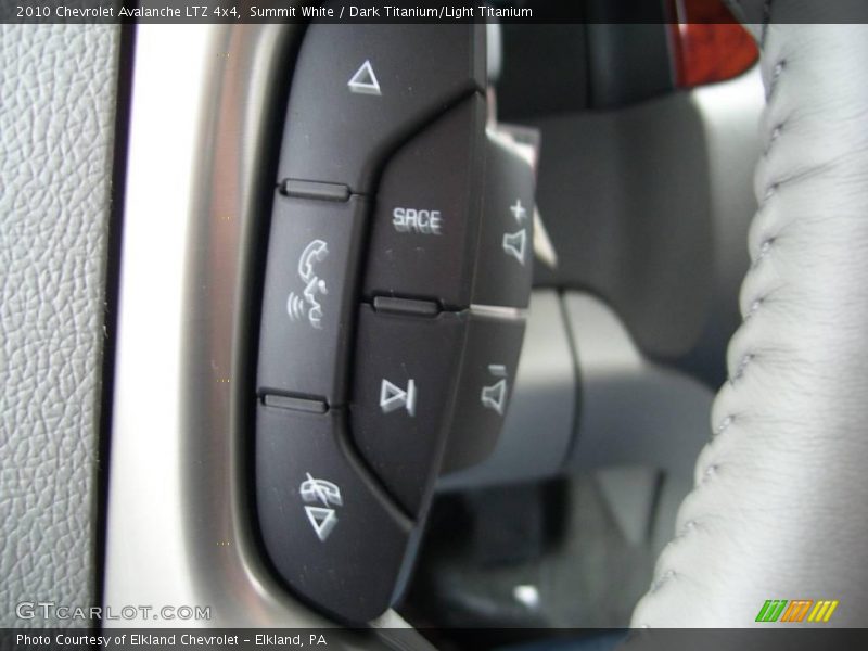 Summit White / Dark Titanium/Light Titanium 2010 Chevrolet Avalanche LTZ 4x4