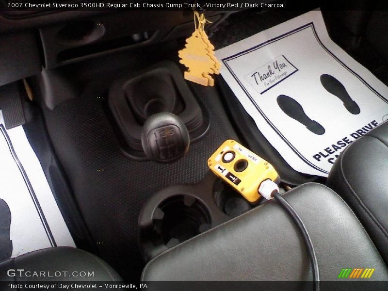 Victory Red / Dark Charcoal 2007 Chevrolet Silverado 3500HD Regular Cab Chassis Dump Truck