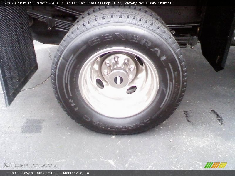 Victory Red / Dark Charcoal 2007 Chevrolet Silverado 3500HD Regular Cab Chassis Dump Truck