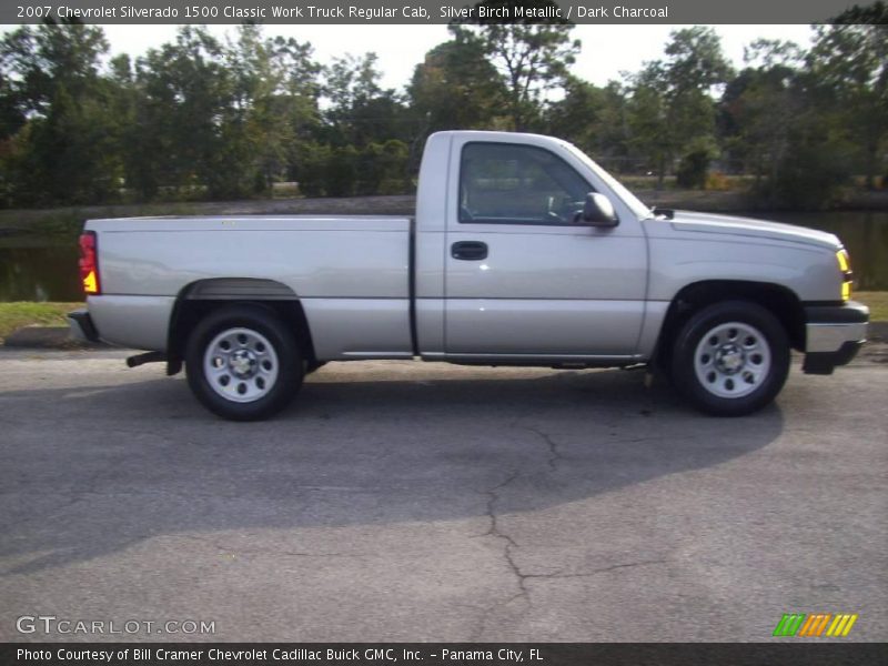 Silver Birch Metallic / Dark Charcoal 2007 Chevrolet Silverado 1500 Classic Work Truck Regular Cab