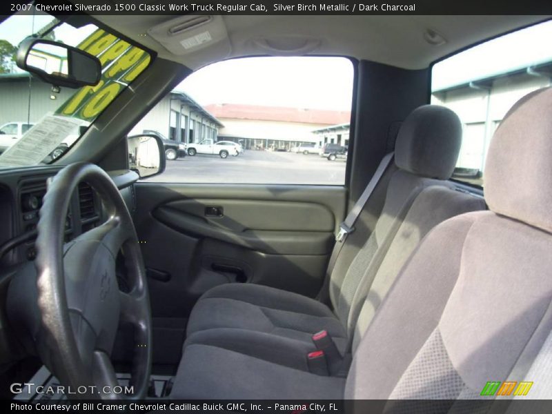 Silver Birch Metallic / Dark Charcoal 2007 Chevrolet Silverado 1500 Classic Work Truck Regular Cab