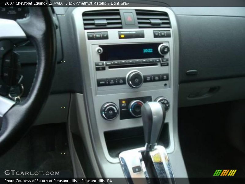 Black Amethyst Metallic / Light Gray 2007 Chevrolet Equinox LS AWD