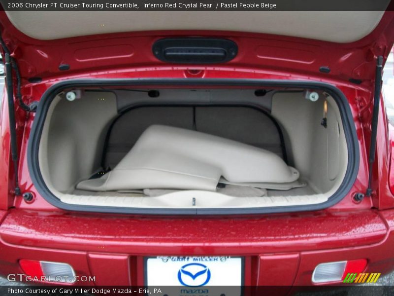 Inferno Red Crystal Pearl / Pastel Pebble Beige 2006 Chrysler PT Cruiser Touring Convertible