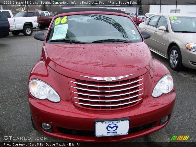 Inferno Red Crystal Pearl / Pastel Pebble Beige 2006 Chrysler PT Cruiser Touring Convertible