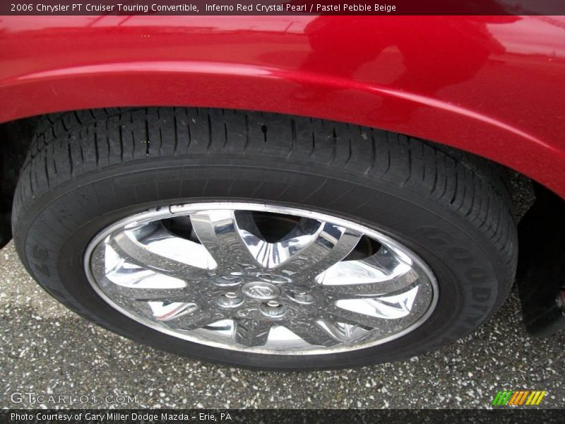 Inferno Red Crystal Pearl / Pastel Pebble Beige 2006 Chrysler PT Cruiser Touring Convertible