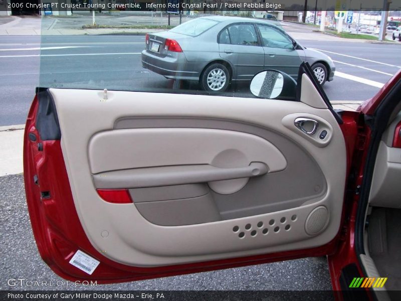 Inferno Red Crystal Pearl / Pastel Pebble Beige 2006 Chrysler PT Cruiser Touring Convertible