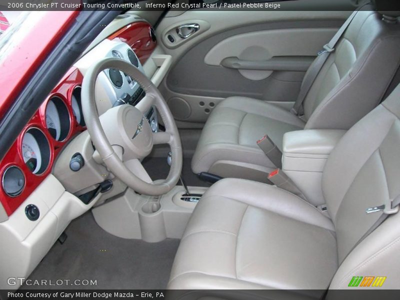 Inferno Red Crystal Pearl / Pastel Pebble Beige 2006 Chrysler PT Cruiser Touring Convertible