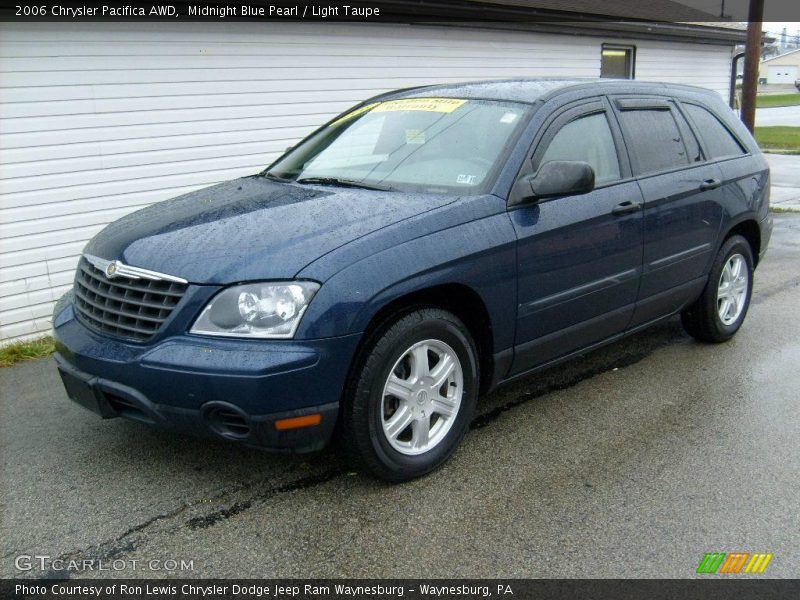 Midnight Blue Pearl / Light Taupe 2006 Chrysler Pacifica AWD