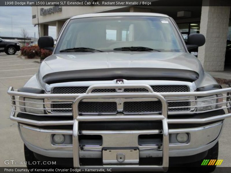 Radiant Silver Metallic / Beige 1998 Dodge Ram 1500 Laramie SLT Extended Cab 4x4