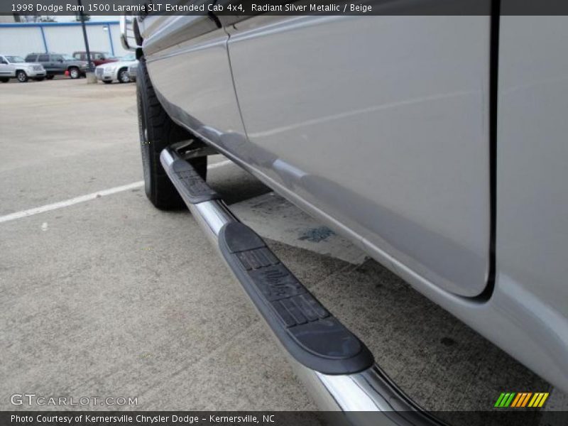 Radiant Silver Metallic / Beige 1998 Dodge Ram 1500 Laramie SLT Extended Cab 4x4