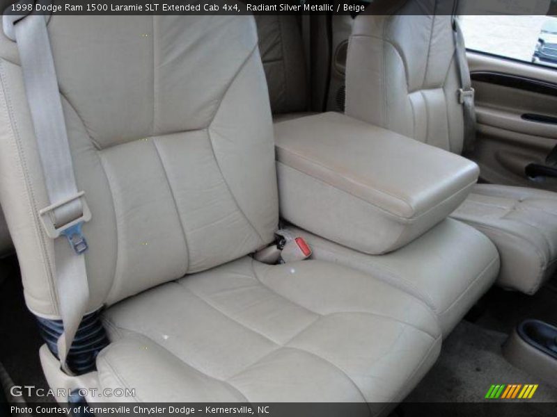 Radiant Silver Metallic / Beige 1998 Dodge Ram 1500 Laramie SLT Extended Cab 4x4
