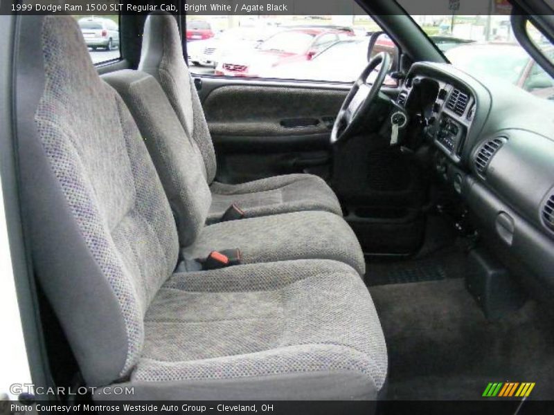 Bright White / Agate Black 1999 Dodge Ram 1500 SLT Regular Cab