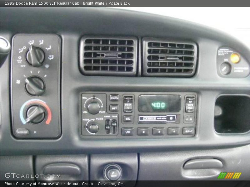Bright White / Agate Black 1999 Dodge Ram 1500 SLT Regular Cab