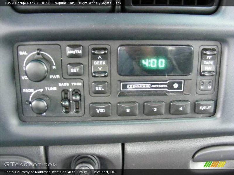 Bright White / Agate Black 1999 Dodge Ram 1500 SLT Regular Cab