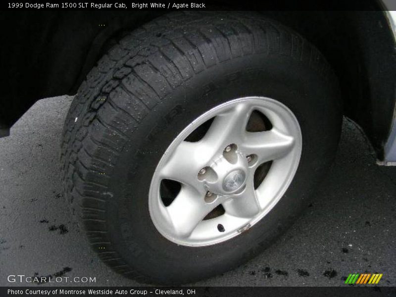 Bright White / Agate Black 1999 Dodge Ram 1500 SLT Regular Cab