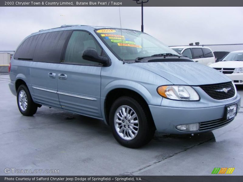 Butane Blue Pearl / Taupe 2003 Chrysler Town & Country Limited