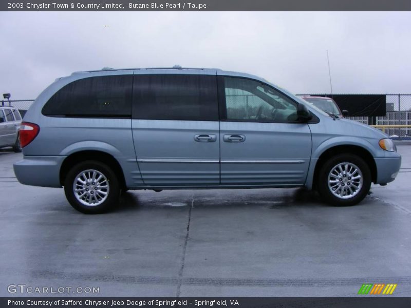 Butane Blue Pearl / Taupe 2003 Chrysler Town & Country Limited
