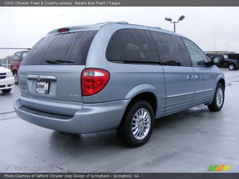 Butane Blue Pearl / Taupe 2003 Chrysler Town & Country Limited
