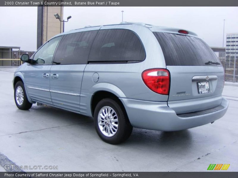 Butane Blue Pearl / Taupe 2003 Chrysler Town & Country Limited