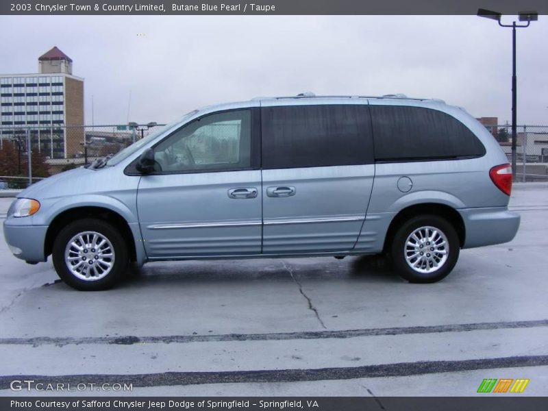 Butane Blue Pearl / Taupe 2003 Chrysler Town & Country Limited