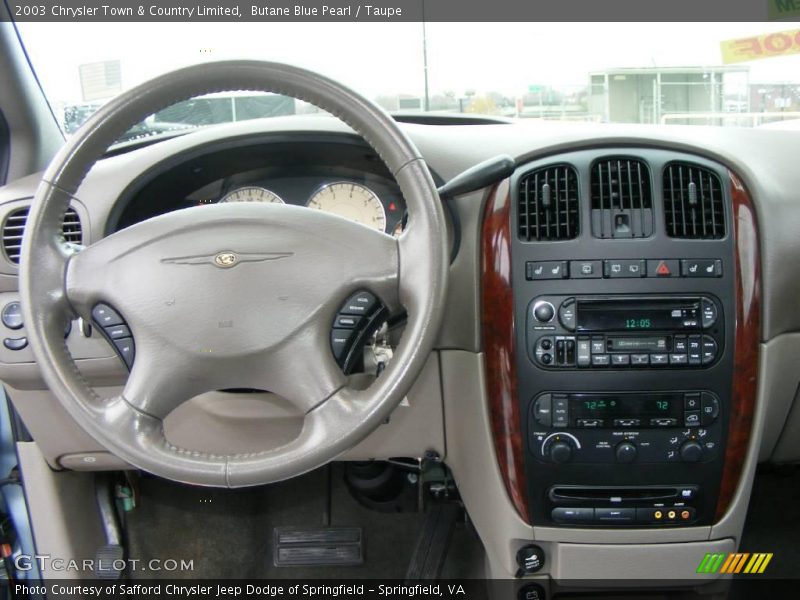 Butane Blue Pearl / Taupe 2003 Chrysler Town & Country Limited