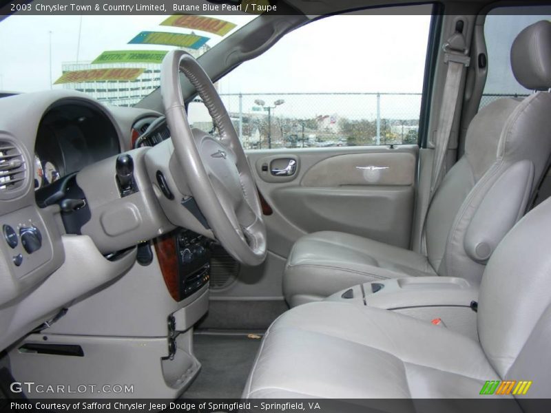 Butane Blue Pearl / Taupe 2003 Chrysler Town & Country Limited