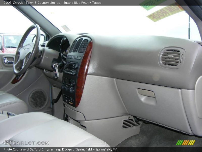 Butane Blue Pearl / Taupe 2003 Chrysler Town & Country Limited