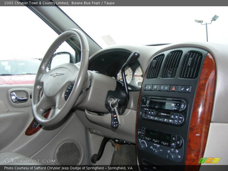 Butane Blue Pearl / Taupe 2003 Chrysler Town & Country Limited
