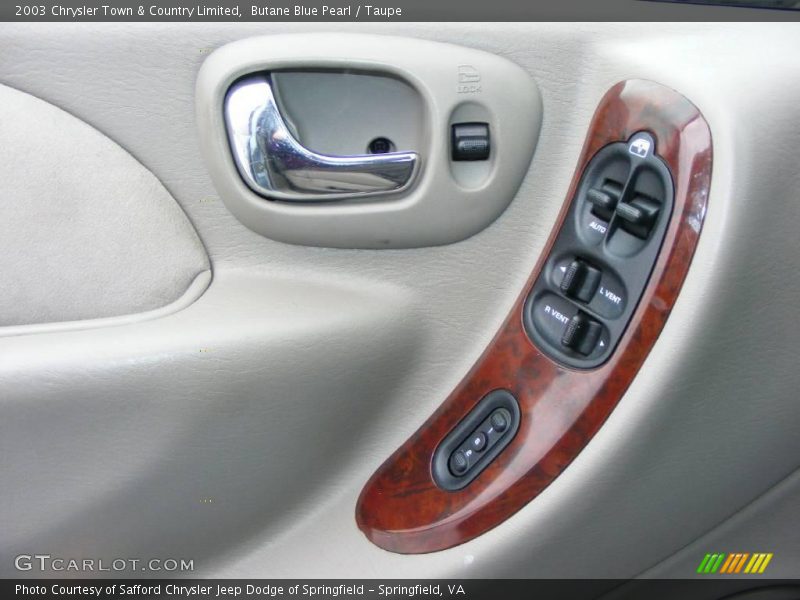 Butane Blue Pearl / Taupe 2003 Chrysler Town & Country Limited