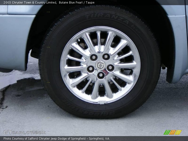 Butane Blue Pearl / Taupe 2003 Chrysler Town & Country Limited
